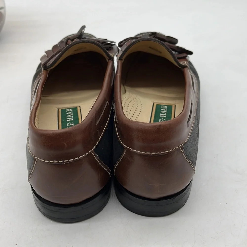 Cole Haan Black Brown Tassel Loafer Size 8.5. CH2689 - Picture 4 of 8